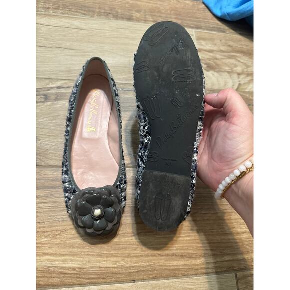 Pretty Ballerinas Tweed Floral Flats 36.5 - Picture 4 of 8